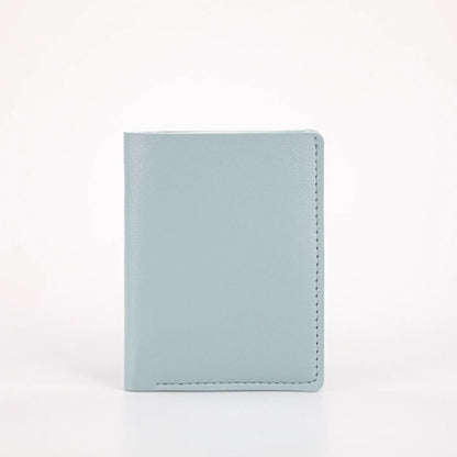 Petit Portefeuille Cuir Ultra-Mince - Porte-Cartes Compact Homme Femme