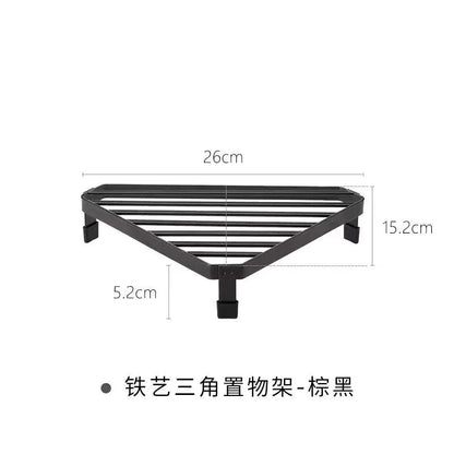 Support Triangulaire en Métal pour Casseroles - Dessous de Plat Thermorésistant pour Coin de Comptoir