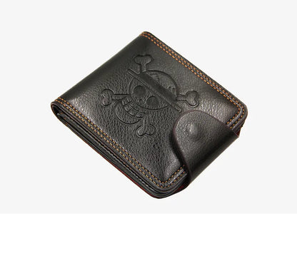 Portefeuille Homme Bifold Cuir PU Slim - Porte-Cartes Court Business Compact