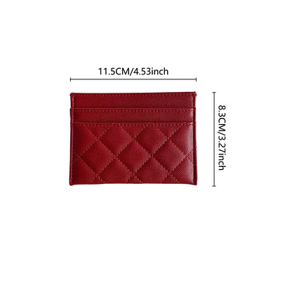Portefeuille Femme Design Luxe Cuir PU - Porte-Cartes Multifonction Court