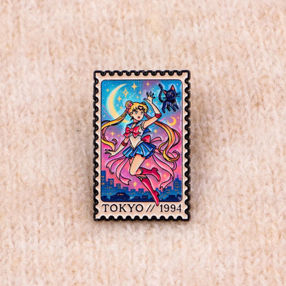 Pin's Émaillé Cartoon Anime Kawaii – Broche Badge Métal Femme Fille