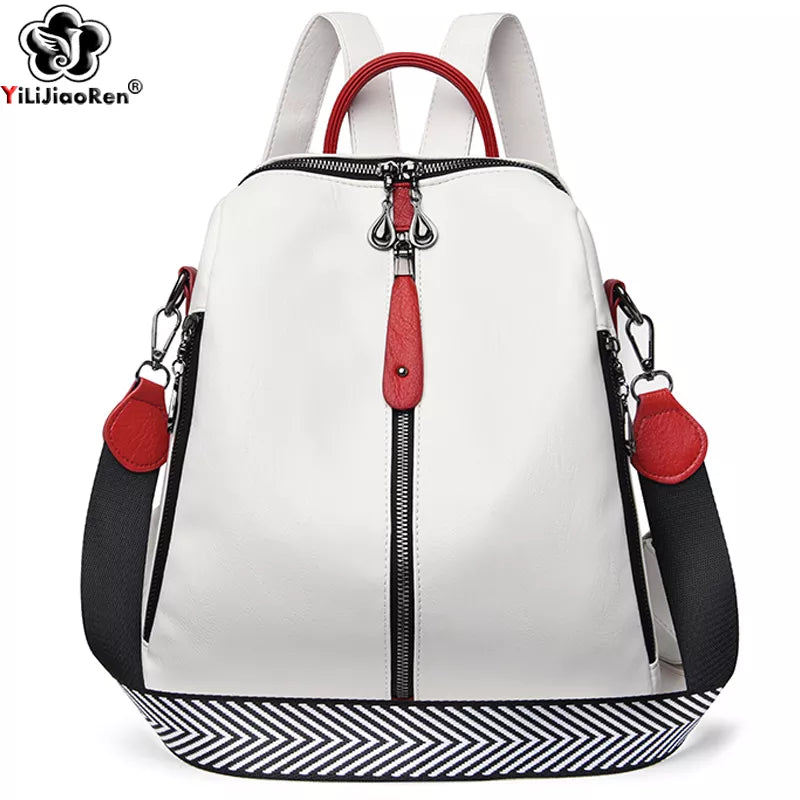 Sac à Dos Femme Cuir Souple Premium - Backpack Voyage École Mode 2025