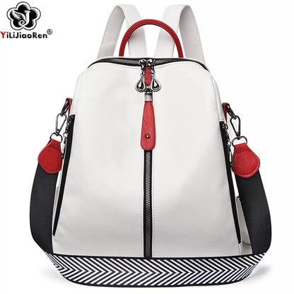 Sac à Dos Femme Cuir Souple Premium - Backpack Voyage École Mode 2025