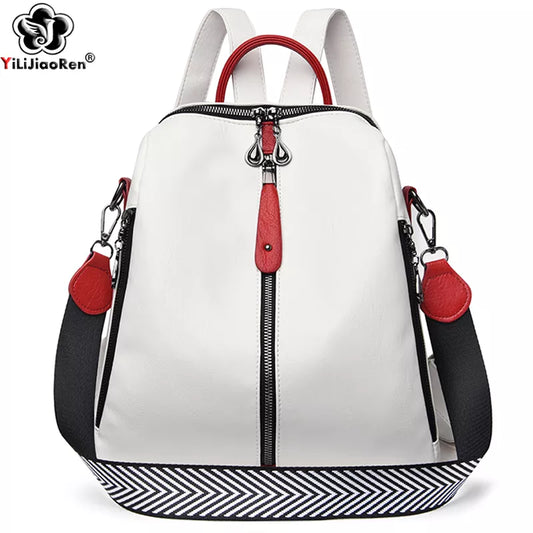 Sac à Dos Femme Cuir Souple Premium - Backpack Voyage École Mode 2025