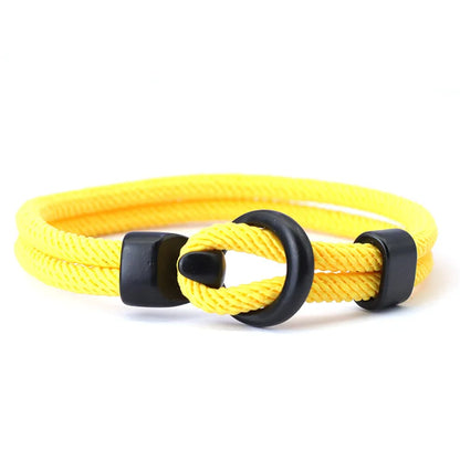 Bracelet Nautique en Corde Tressée pour Homme - Style Milan