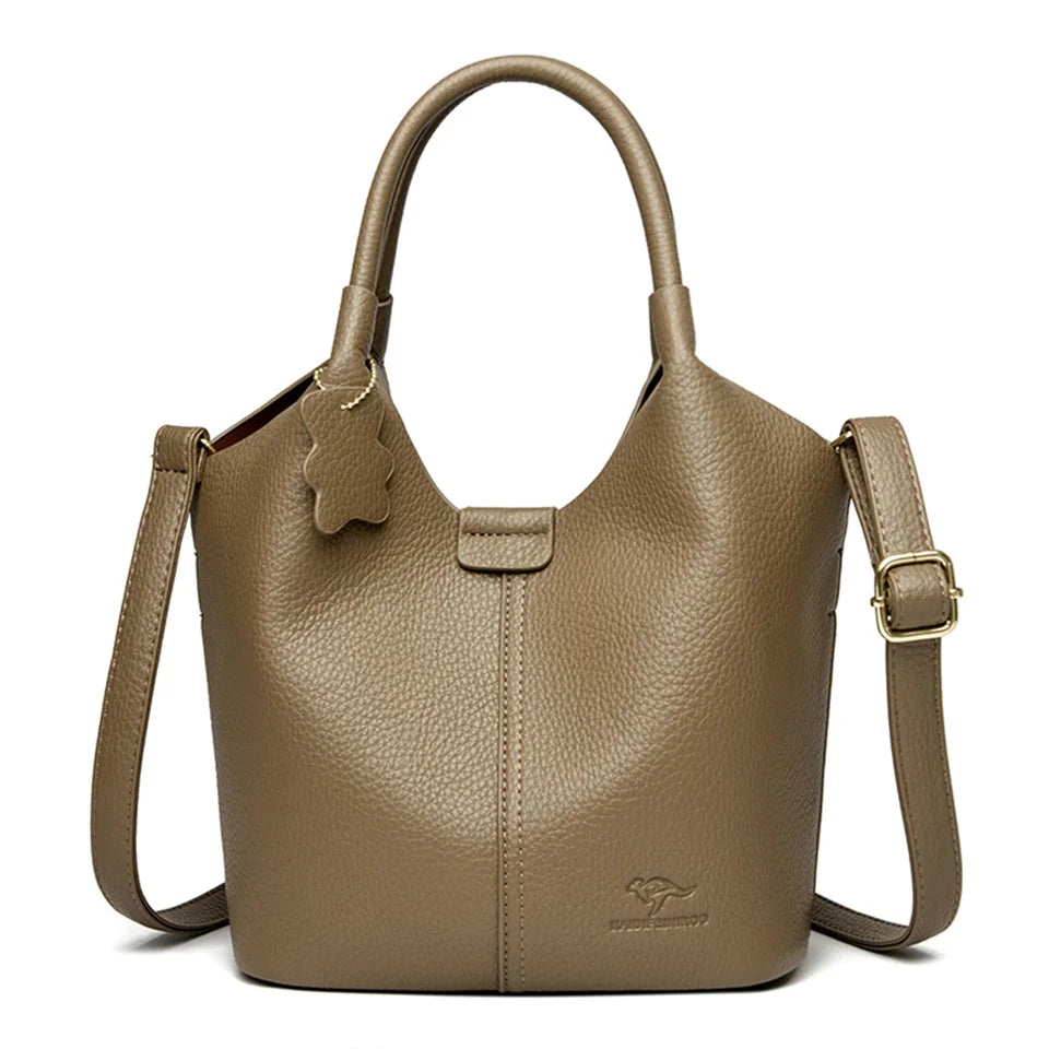 Sac à Main en Cuir Synthétique Vintage – Grande Capacité
