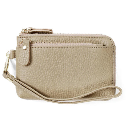 Portefeuille Long Femme Cuir PU Grande Capacité - Porte-Cartes Dragonne Multi-Compartiments