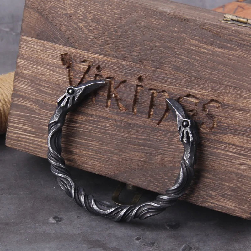 Bracelet Manchette Punk Homme – Alliage Zinc Style Viking, 8 Designs