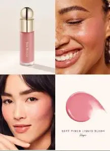Blush Liquide Rare Beauty Grace Faith - Fard Joues Effet Miroir Gloss Lèvres Teint Éclatant
