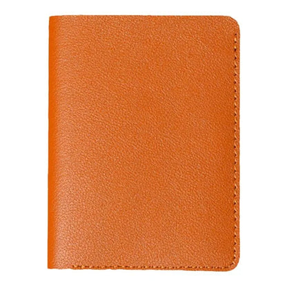 Portefeuille Pliable Cuir Souple avec Bouton - Petit Porte-Cartes Permis Simplifié