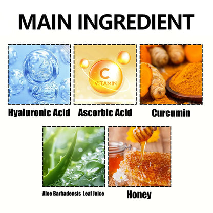 Crème Pieds Mains Curcuma Venin d'Abeille 50g - Réparatrice Anti-Crevasses Hydratante Peaux Sèches Abîmées