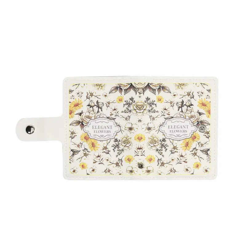 Portefeuille Femme 20 Poches Cartes Cuir PU - Porte-Cartes Étanche Grande Capacité