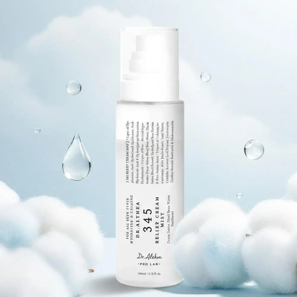 Brume Crème Relief 345 Dr. Althea 100ml - Acide Hyaluronique Hydratation Profonde Longue Durée Lissante Spray