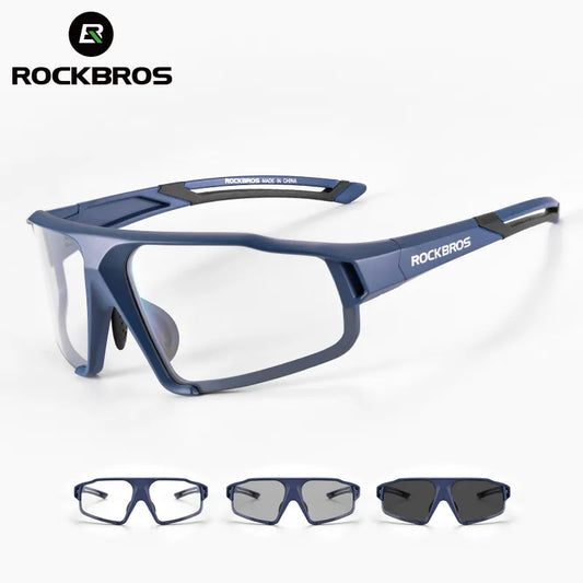 Lunettes Cyclisme Photochromiques ROCKBROS UV400 - Lunettes Vélo Sport Protection VTT Route Homme