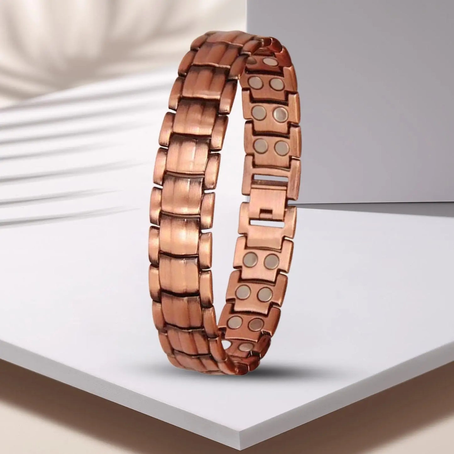 Bracelet Alliage Cuivre Magnétique Homme – Léger Polyvalent Sport & Quotidien