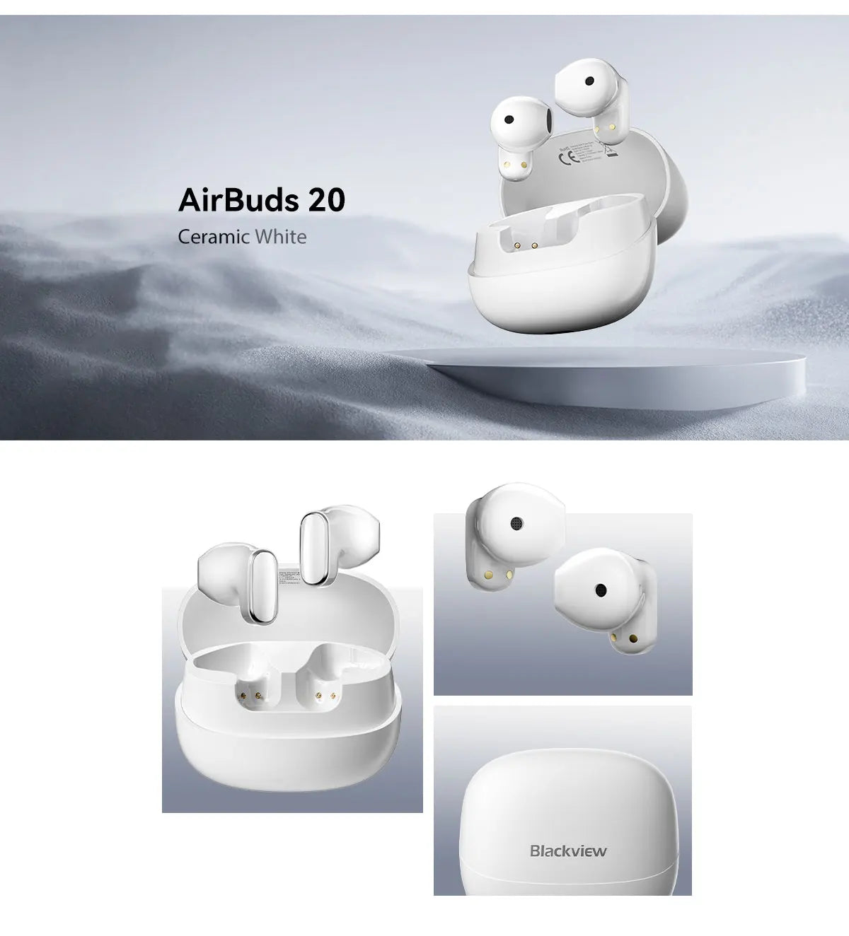 Écouteurs Sans Fil Blackview Airbuds 20 - TWS Bluetooth Sport