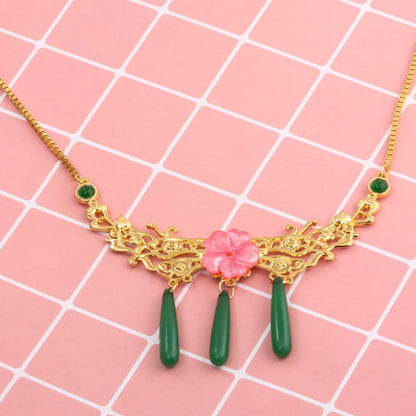 Accessoires Anime Apothecary Diaries Maomao – Pendentif Badge Épingle Choker Cosplay