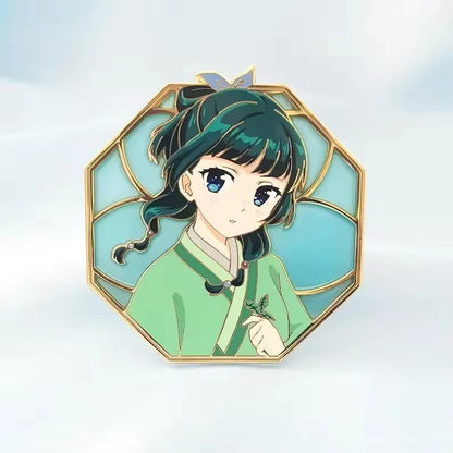 Broche Émaillée Chibi Maomao Jinshi The Apothecary Diaries – Pin's Badge Anime Mignon Fans