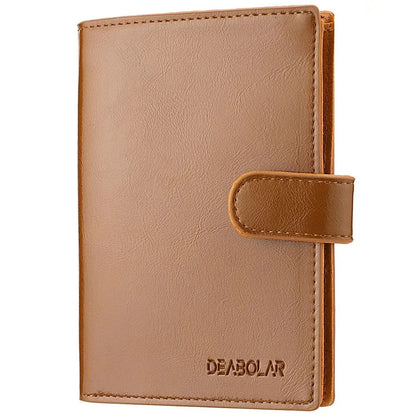 Porte-Passeport Cuir PU Multifonction Grande Capacité - Protège Passeport Porte-Carte Voyage Homme Femme Noir