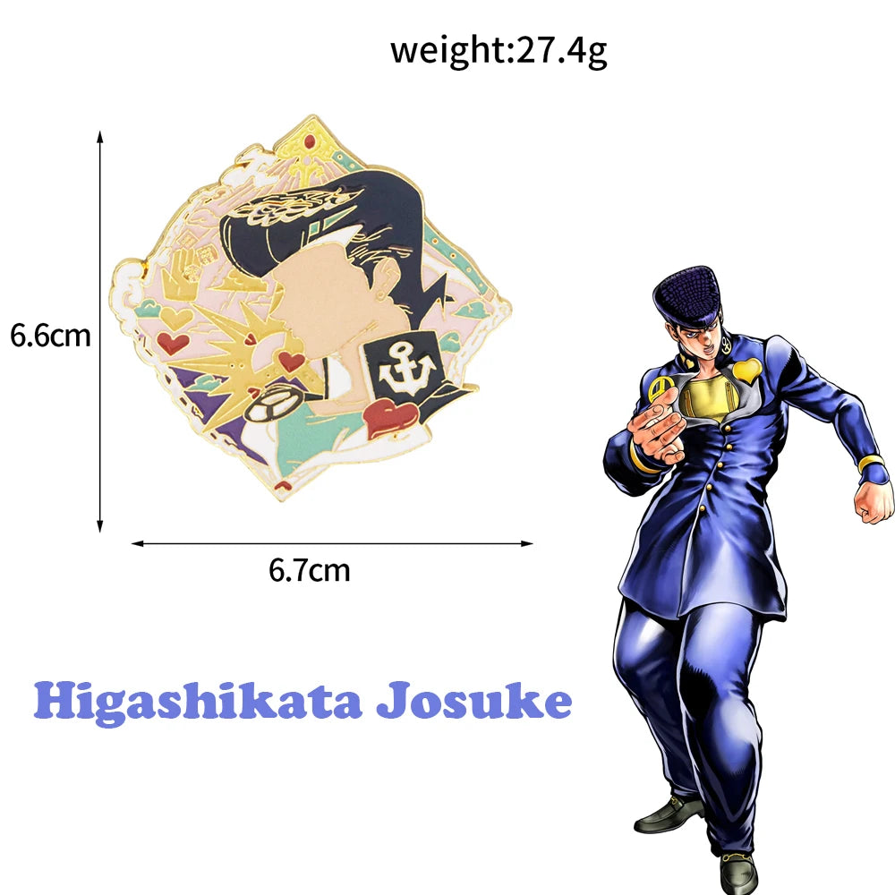 Pin's Émaillé Coccinelle Bleue JoJo's Bizarre Adventure Giorno Giovanna – Badge Broche Anime Fans