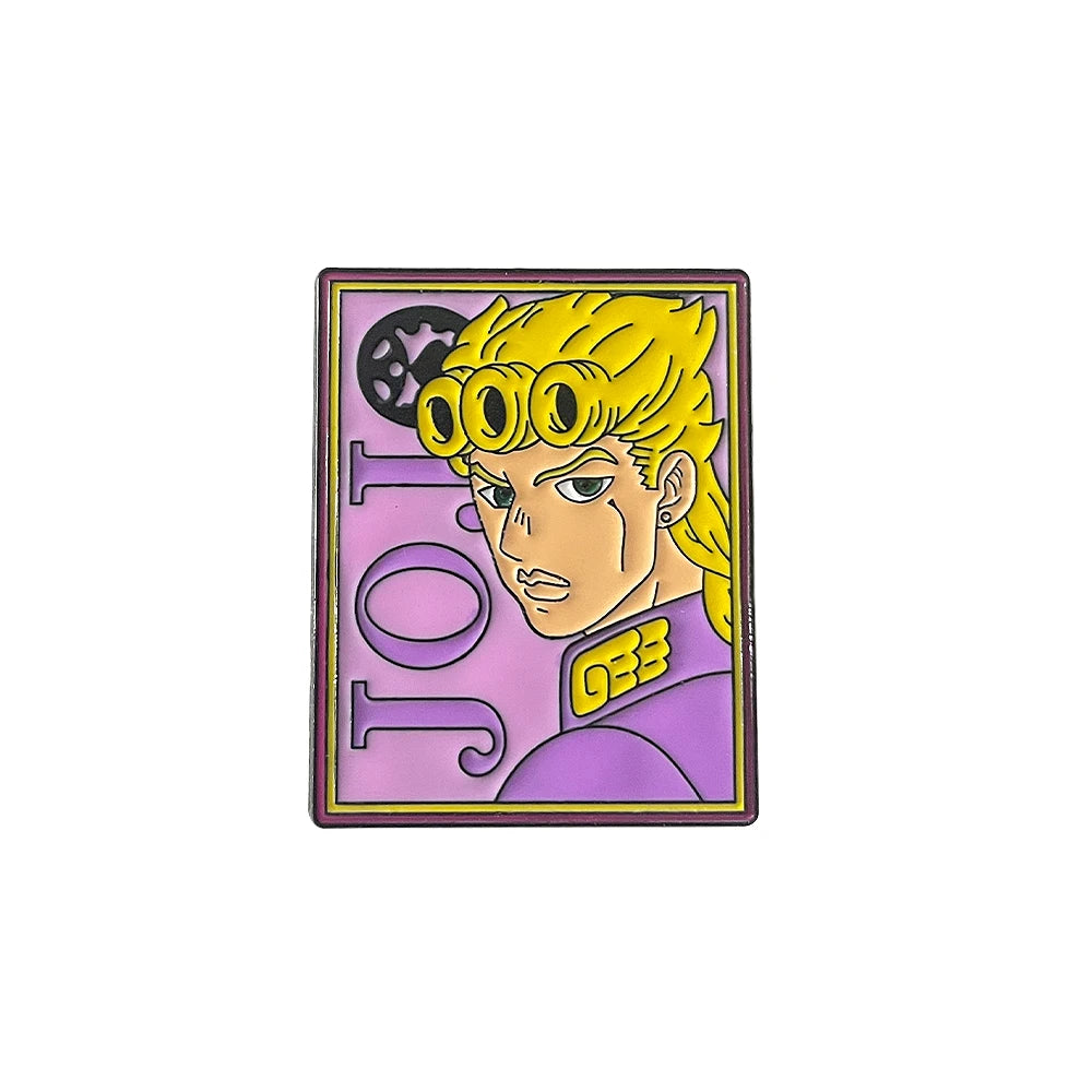 Pin's Émaillé Coccinelle Bleue JoJo's Bizarre Adventure Giorno Giovanna – Badge Broche Anime Fans