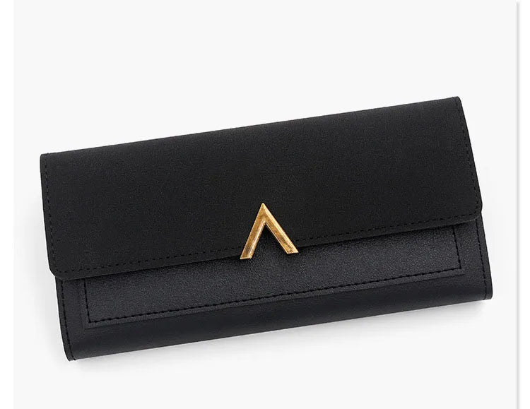 Portefeuille Femme Long Cuir PU Perles - Porte-Monnaie Carte Clutch Mini Fermoir Rouge