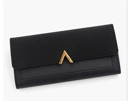 Portefeuille Femme Long Cuir PU Perles - Porte-Monnaie Carte Clutch Mini Fermoir Rouge