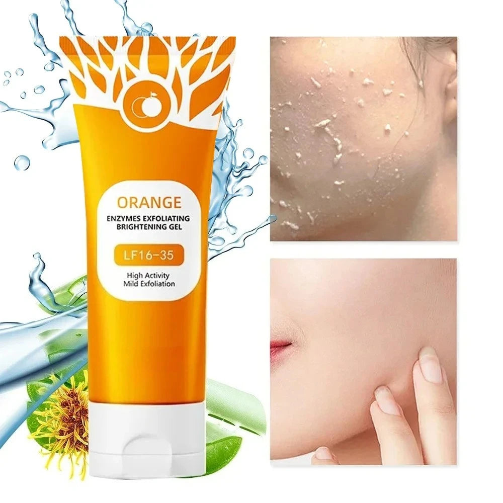 Gel Exfoliant Facial Hydratant - Éclaircissant Nourrissant Crème Visage Soin Beauté Peau Douce Lumineuse