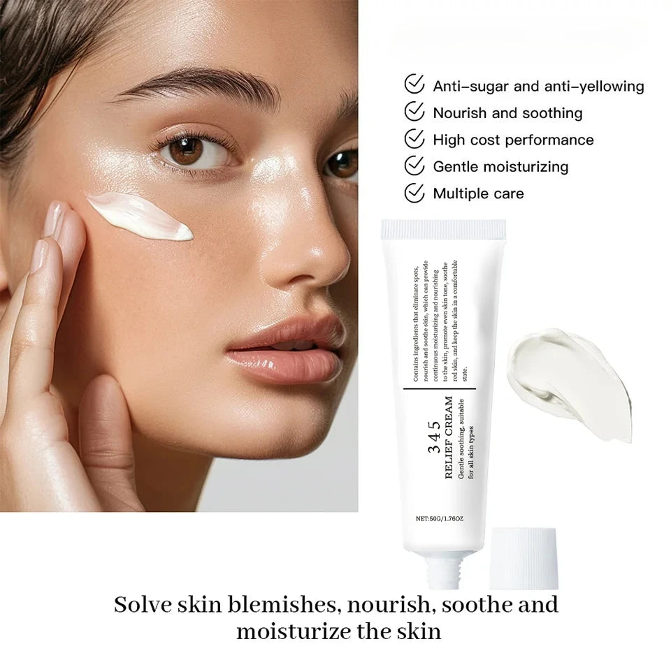 Crème Relief 345 Hydratante Anti-Imperfections Pack 10+2 Gratuit - Apaisante Nourrissante Soin Complet
