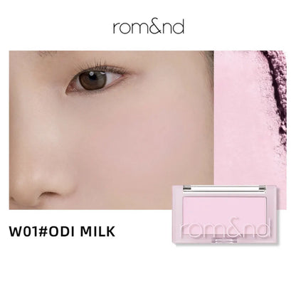 Blush rom&nd Better Than Cheek Peach Chip - Poudre Fine Modulable Sans Retombées Effet Naturel K-Beauty