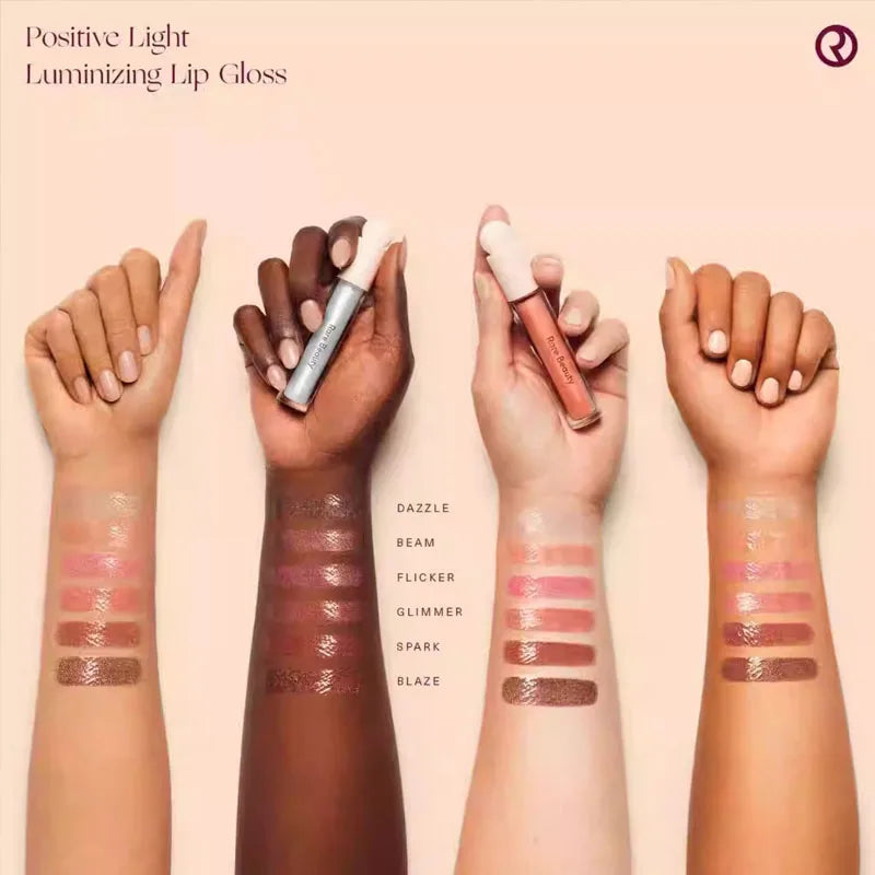 Blush Liquide Rare Beauty Grace Faith - Fard Joues Effet Miroir Gloss Lèvres Teint Éclatant