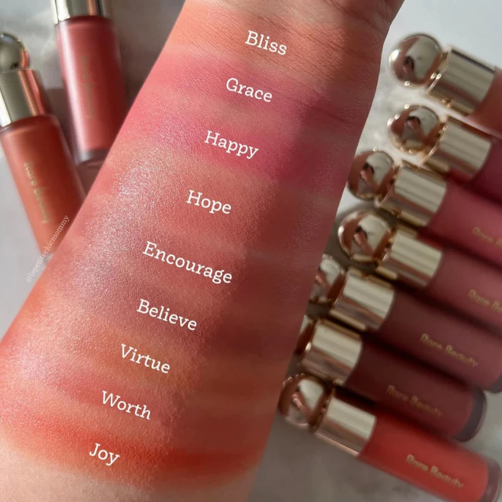 Blush Liquide Rare Beauty Multi-in-1 Believe - Rouge à Lèvres Crème Yeux Waterproof Contour Visage Ombre