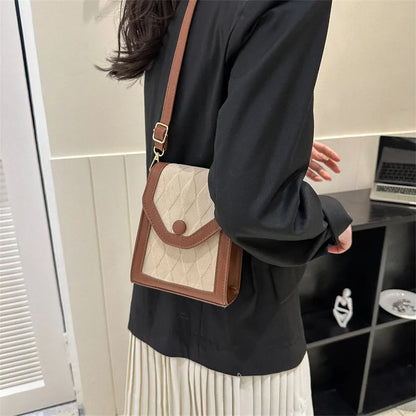 Sac Bandoulière Femme Téléphone - Mini Pochette Cuir PU Crossbody