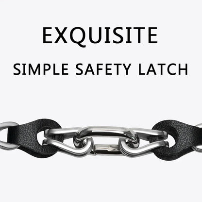 Bracelet Acier Inoxydable Xiaomi MiBand 8 - Cuir Métal Fashion Lady NFC Remplacement