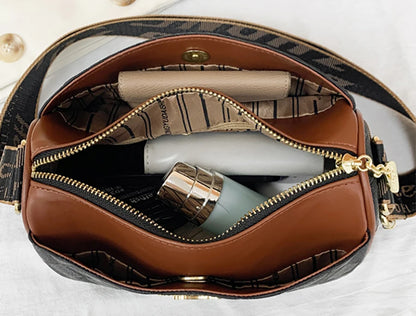 Sac Bandoulière en Cuir PU Motif Check – Style Luxe Femme