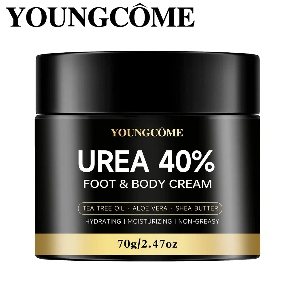 Crème Urée 40% Pieds 40g - Talons Fissurés Genoux Mains Hydratante Réparatrice Exfoliante Peau Sèche