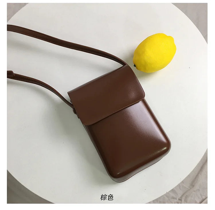 Mini Sac à Rabat en Cuir PU – Bandoulière & Crossbody Femme
