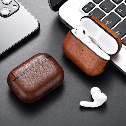 Étui Cuir AirPods Pro 2 3 1 - Housse Protection Charge Sans Fil Écouteurs Apple