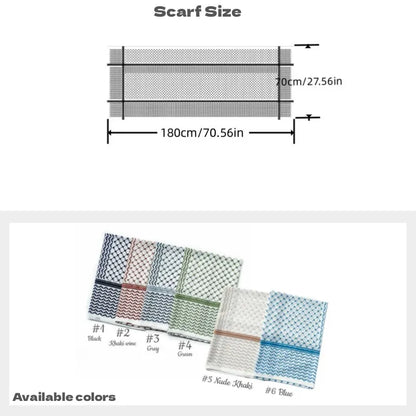 Foulard Hijab Keffieh Mousseline Femme - Écharpe Châle Islamique Musulman Respirant Dubai
