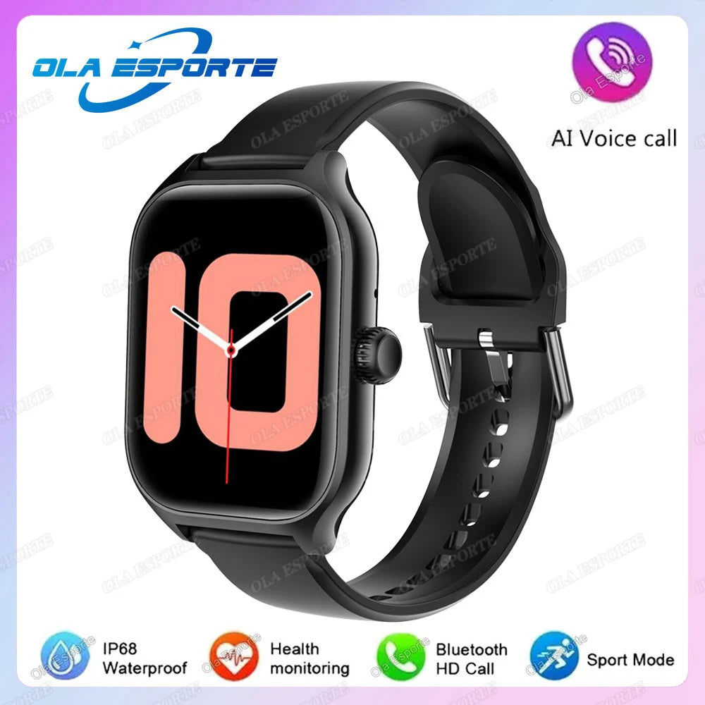 Montre Connectée 2026 Premium — Écran AMOLED 2,01", Appels Bluetooth, Unisexe