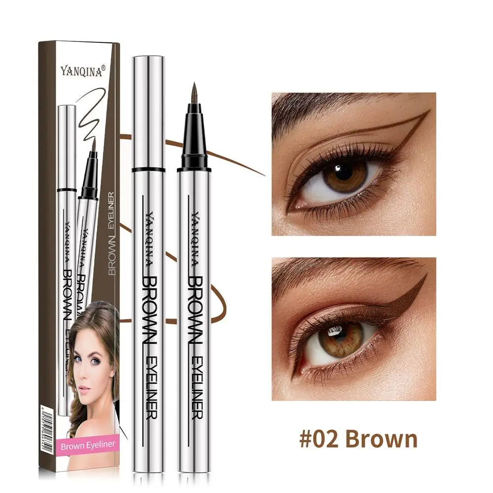 Eyeliner Liquide YANQINA – Waterproof 24H, Séchage Rapide & Anti-Bavures