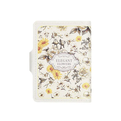 Portefeuille Femme 20 Poches Cartes Cuir PU - Porte-Cartes Étanche Grande Capacité