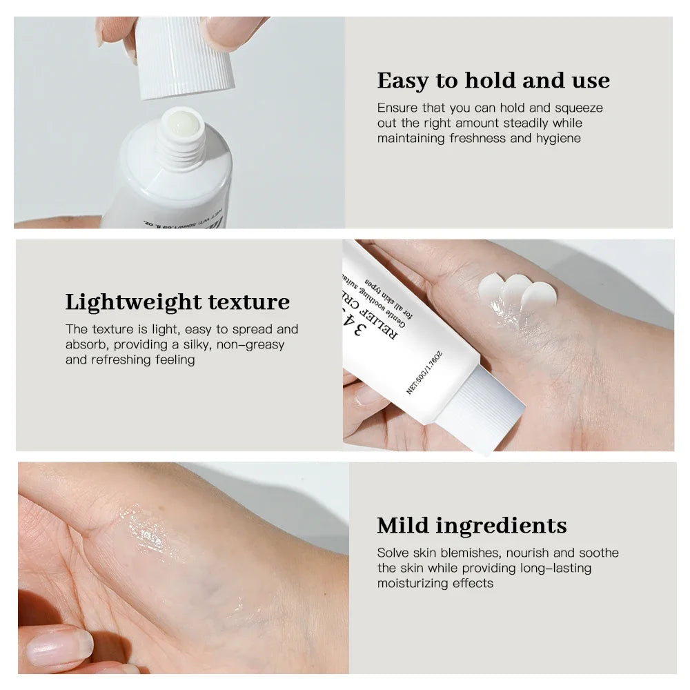 Crème Relief 345 Hydratante Anti-Imperfections Pack 10+2 Gratuit - Apaisante Nourrissante Soin Complet