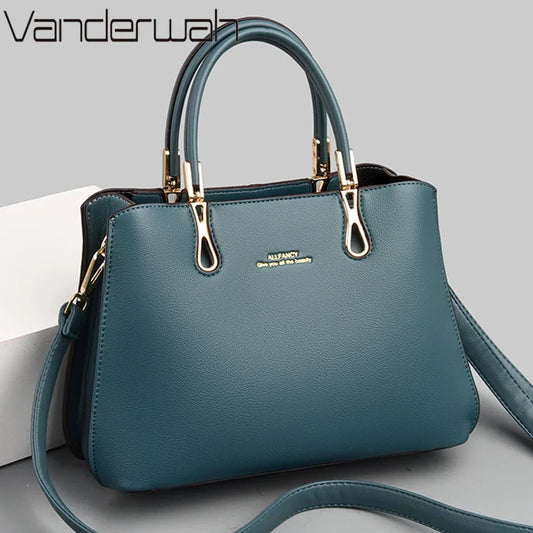 Sac Bandoulière Femme Cuir 3 Compartiments - Crossbody Designer Organisé