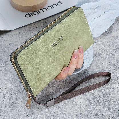 Sac à Main Femme avec Portefeuille Long - Pochette Multi-Fonctions Élégante