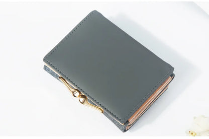 Portefeuille Femme Brillant Tri-Fold - Cartera Mujer Clutch Porte-Monnaie Simple