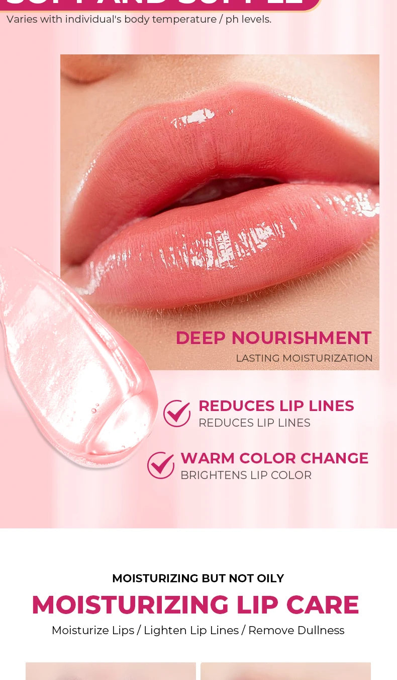Rouge à Lèvres Hydratant Beauty Glazed Bear - Baume Coloré Nourrissant Effet Aqueux Longue Tenue