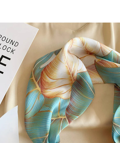 Women's Square Scarf with Magnetic Buckle - Versatile Summer Luxury Scarf/Necklace