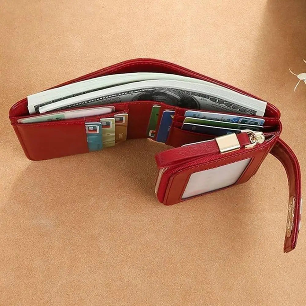 Portefeuille Long en Cuir PU pour Femme - Organisateur Anti-Vol