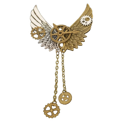 Broche Steampunk Engrenages Mécaniques – Pin's Revers Vintage Unisexe